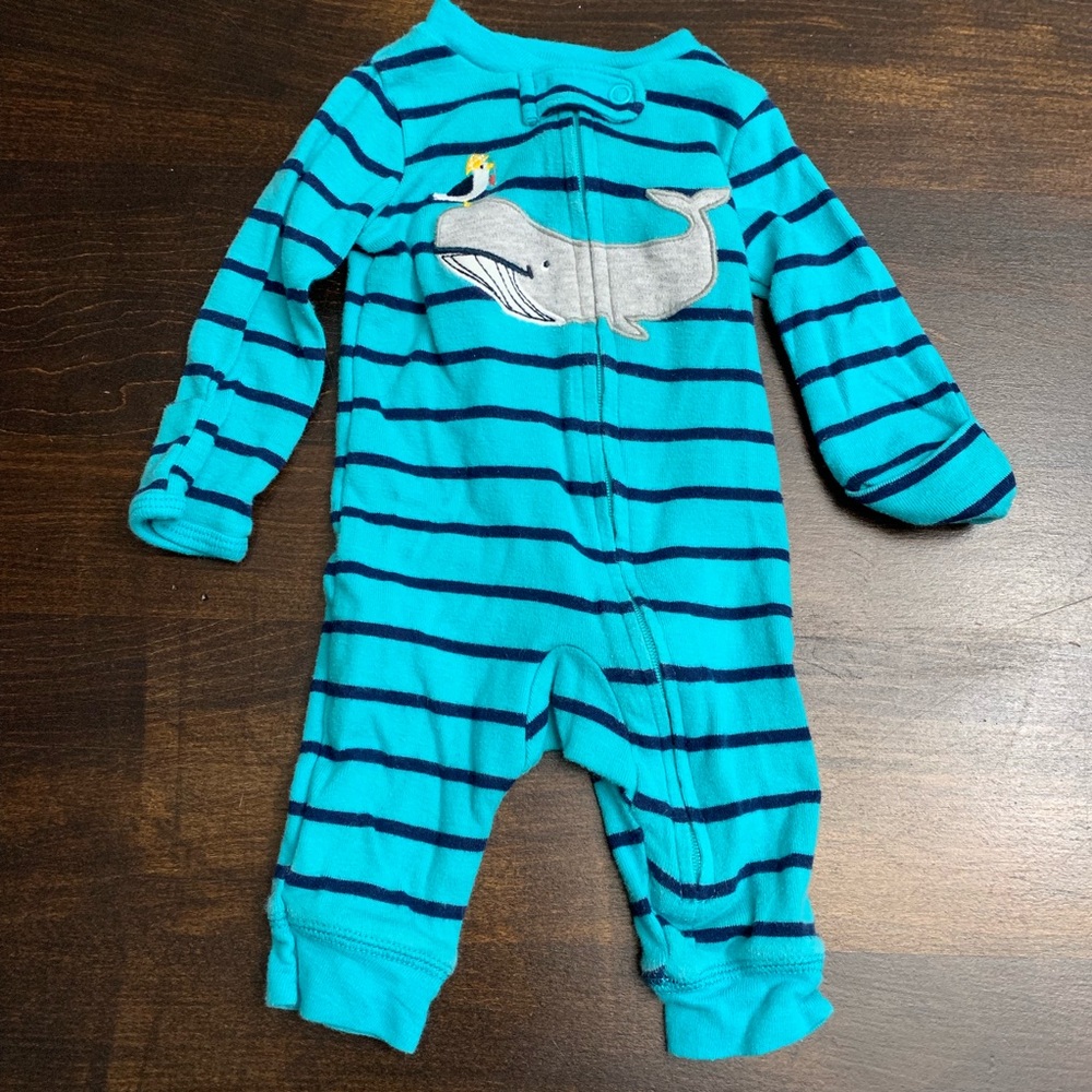 Carter’s Striped Whale PJs